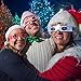 24 Count Holiday Specs Christmas 3D Glasses Turn Holiday lights into magical images includes Penguin Gingerbread Candy Cane Feliz Navidad Santa Angel Elf Reindeer Snowman Stars Snowflake and Surprise