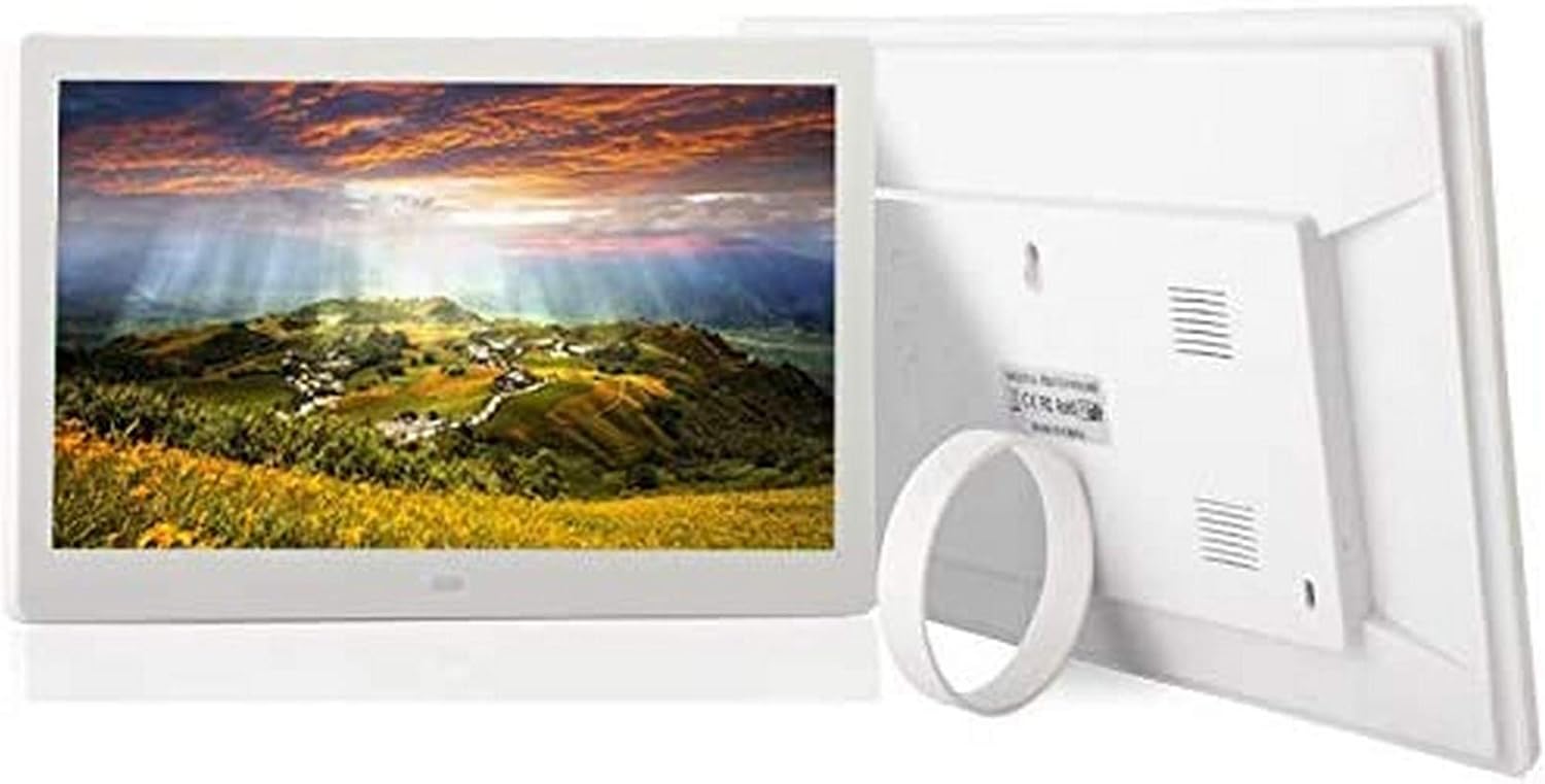 Amazon Co Jp デジタルフォトフレーム10インチデジタルフォトフレームhdipsスクリーンandroid6 0システム電子アルバム広告機白黒 フォトフレームスライドショー自動電源オン オフ ホーム キッチン