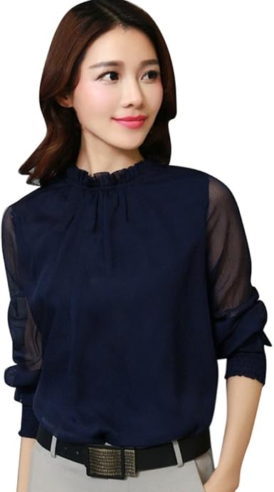 blusas de gasa para fiesta de noche