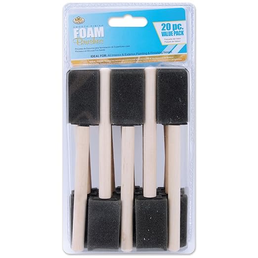 Foam Brushes 20/Pkg1" Width Amazon.co.uk Kitchen & Home