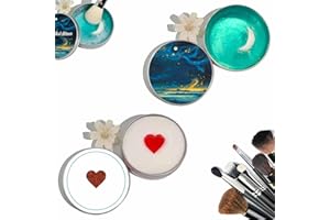 Silicone Makeup Brush Cleaning Pad with Soap,2-in-1 Solid Makeup Brush Cleaner Soap Bar & Silicone Scrubber Pad, Deep Cleanin
