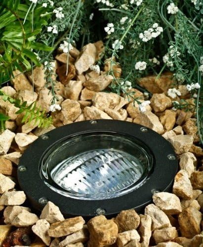 Dabmar LV306-B-SLV Well Light without Grill with Sleeve, 35W 12V Pa, Black Finish by Dabmar
