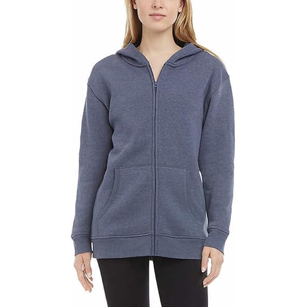 Danskin Women's Ultra Cozy Fleece Full Zip Hooded Jacket (US