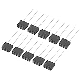 uxcell 50Pcs DIP Mounted Miniature Square Slow Blow