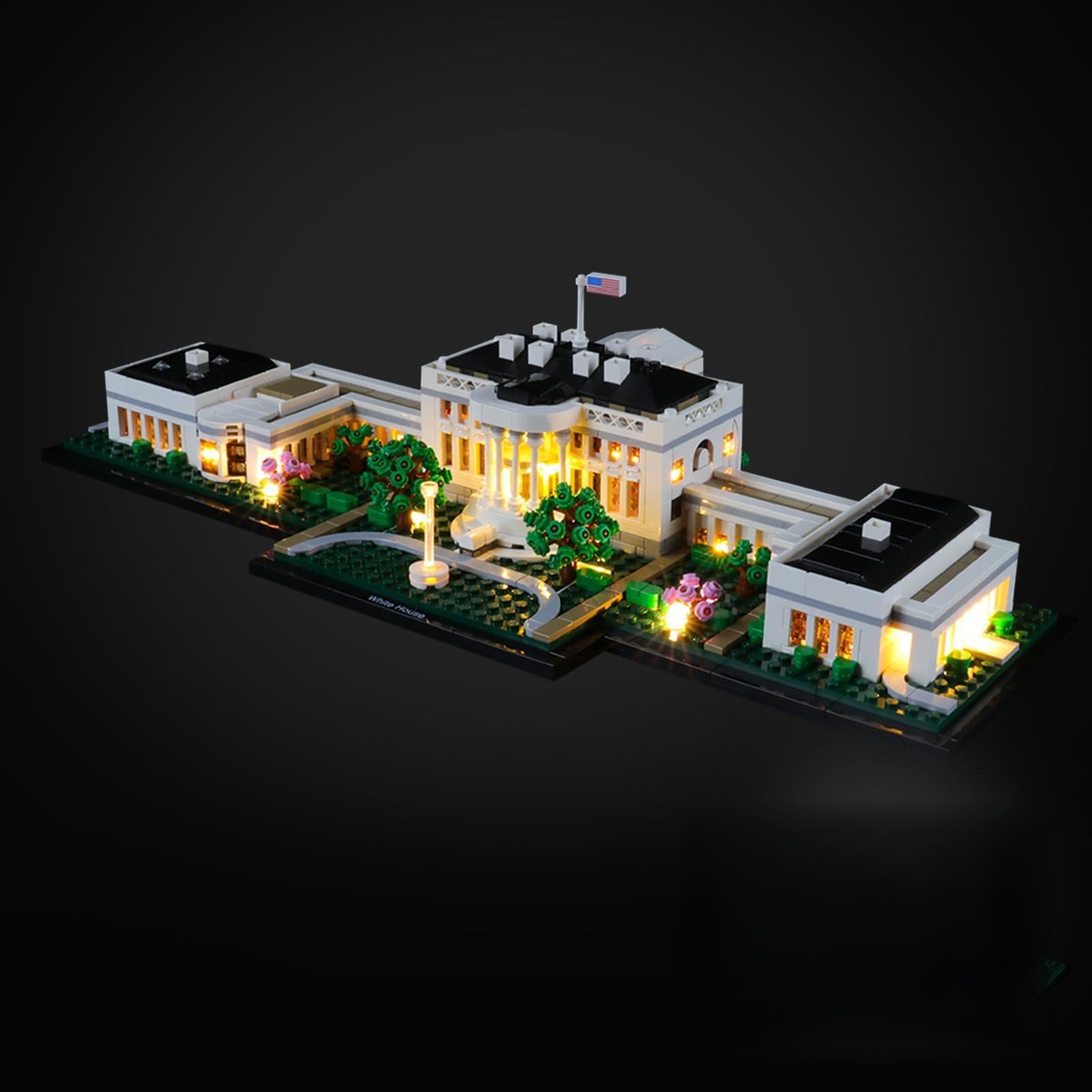 LIGHTAILING Light Set For (Architecture White House Building Blocks Model - Led Light kit Compatible With Lego 21054(NOT Included The Model)