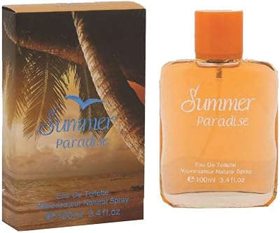 Fine Perfumery Summer Paradise Mens EDT 100ml Spray Gift Set Him