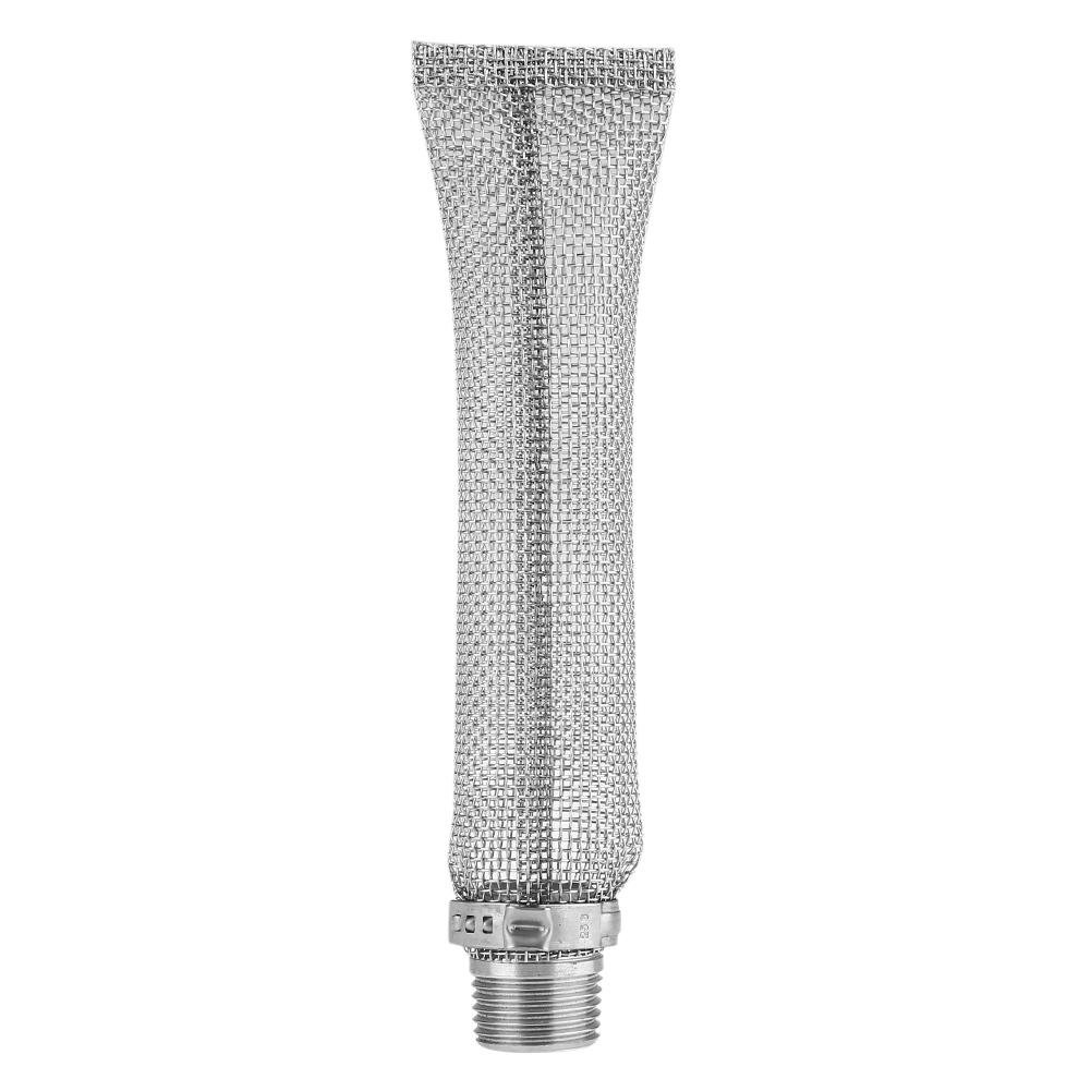 304 Grade Stainless Steel Mesh Filter, Brew Bag Filter, Homemade Beer Brew Hop Filter Screen Strainer Tool for Juice, Wine, Homebrew, Brewing, Hop (6inch)