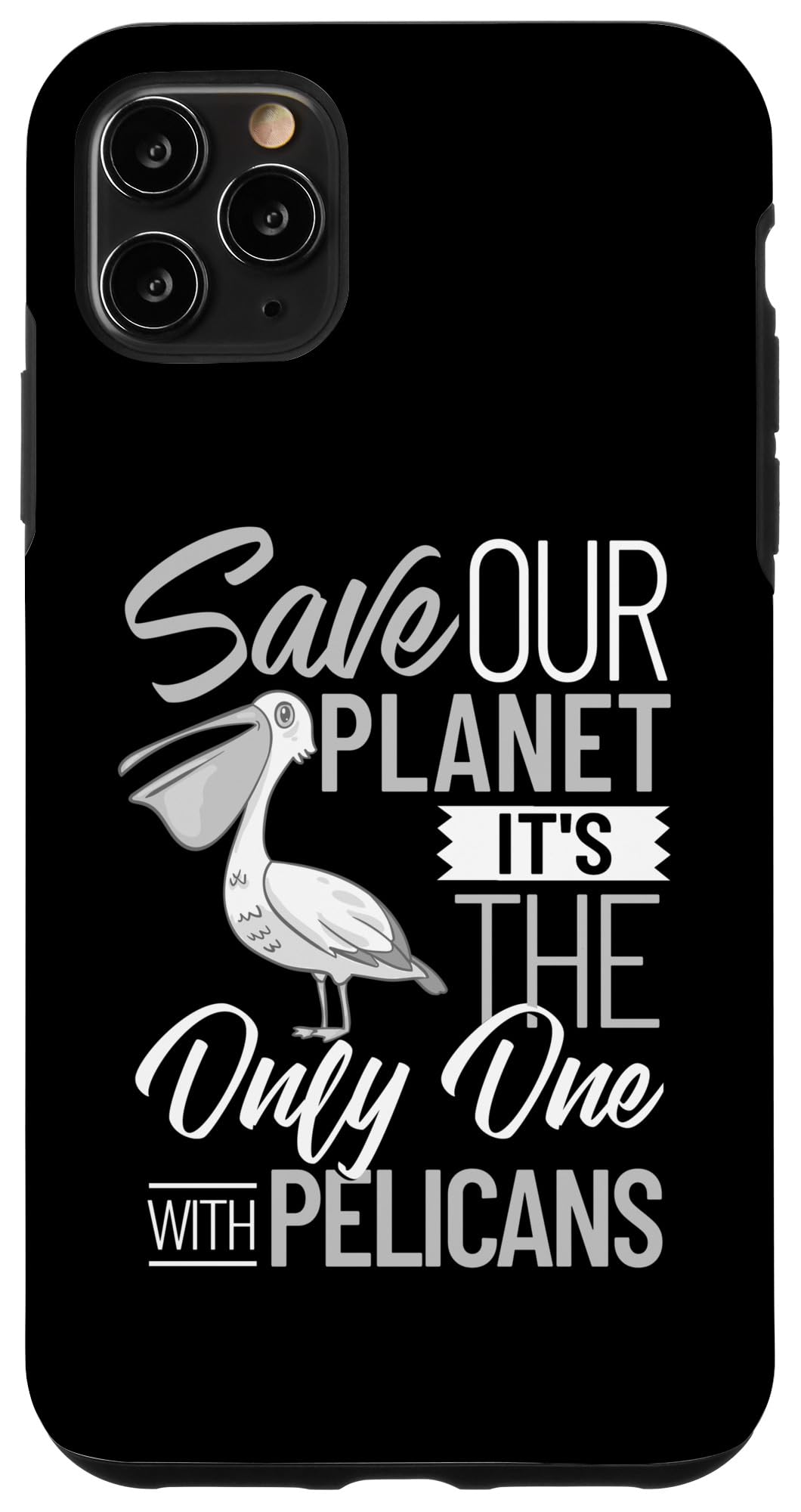 iPhone 11 Pro Max Pelican Birds Funny Animals Cute Seabird Case