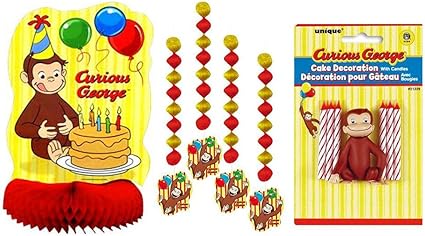 Amazon Com Curious George Value Pack Birthday Bundle 14