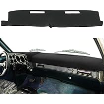Custom Fit Dash Cover For 1981-1991 Chevy C/K/R/V Suburban & GMC Jimmy - Black Carpet Dashboard Protector