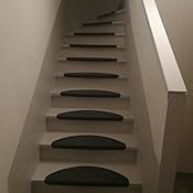 Coprigradini Per Scale Antiscivolo - Set 15 Pezzi, Grigio, 21x65cm, Adesivo, Melange - Foto 8