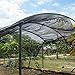Agfabric 12x20ft 50% Sunblock Shade Cloth Cover with Clips for Plants, Black