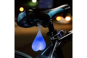 YUERWOVER LED Bike Tail Light Bicycle Rear Light Night Riding Essential Cycling Seat Back Safety Lamp Car Truck Reflector 3 Modes Warning Waterproof Light for Men Women Kids MTB Accessories