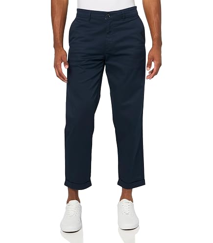 Hugo Boss Men's Kaito1-Travel1 Gray Tapered Slim Fit Casual Pants