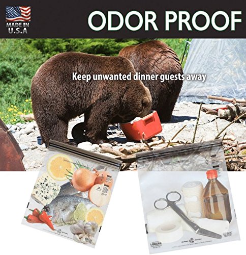 LOKSAK Opsak Barrier OPD2-12 X 20, Inner Dimensions: 12.25"x 20",2pk Storage Bags
