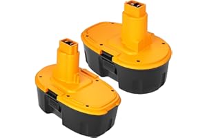 HOCHSTERN 4.5Ah Replacement for Dewalt 18V Battery Compatible with Dewalt 18v XRP Battery NI-MH DC9098 DC9096 DC9099 Compatible with Dewalt 18 Volt Cordless Power Tools DC608K DC668KA DWST08203 DCG411KL 2Pack