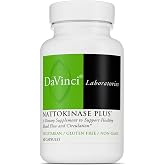 DAVINCI Labs Nattokinase Plus, Gluten Free -60 Capsules | High-Potency 20,000 FU/g Nattokinase Supplement for Blood Flow Support for Men &amp; Women, Formulated with Antioxidant Support