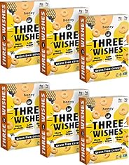 THREE WISHES Grain Free, Plant Based Honey Cereal by Three Wishes | High Protein, Low Sugar, No Grains | 8.6 o