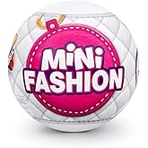 5 Surprise Mystery Capsule Real Miniature Collectible Mini Fashion Brands Series 1, Small Parts, not for Children Under 3