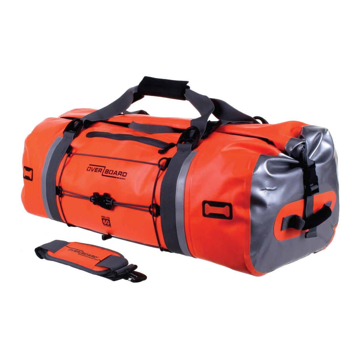 OverBoard Waterproof ProVis Duffel Bag, Orange, 60Liter Amazon.ca