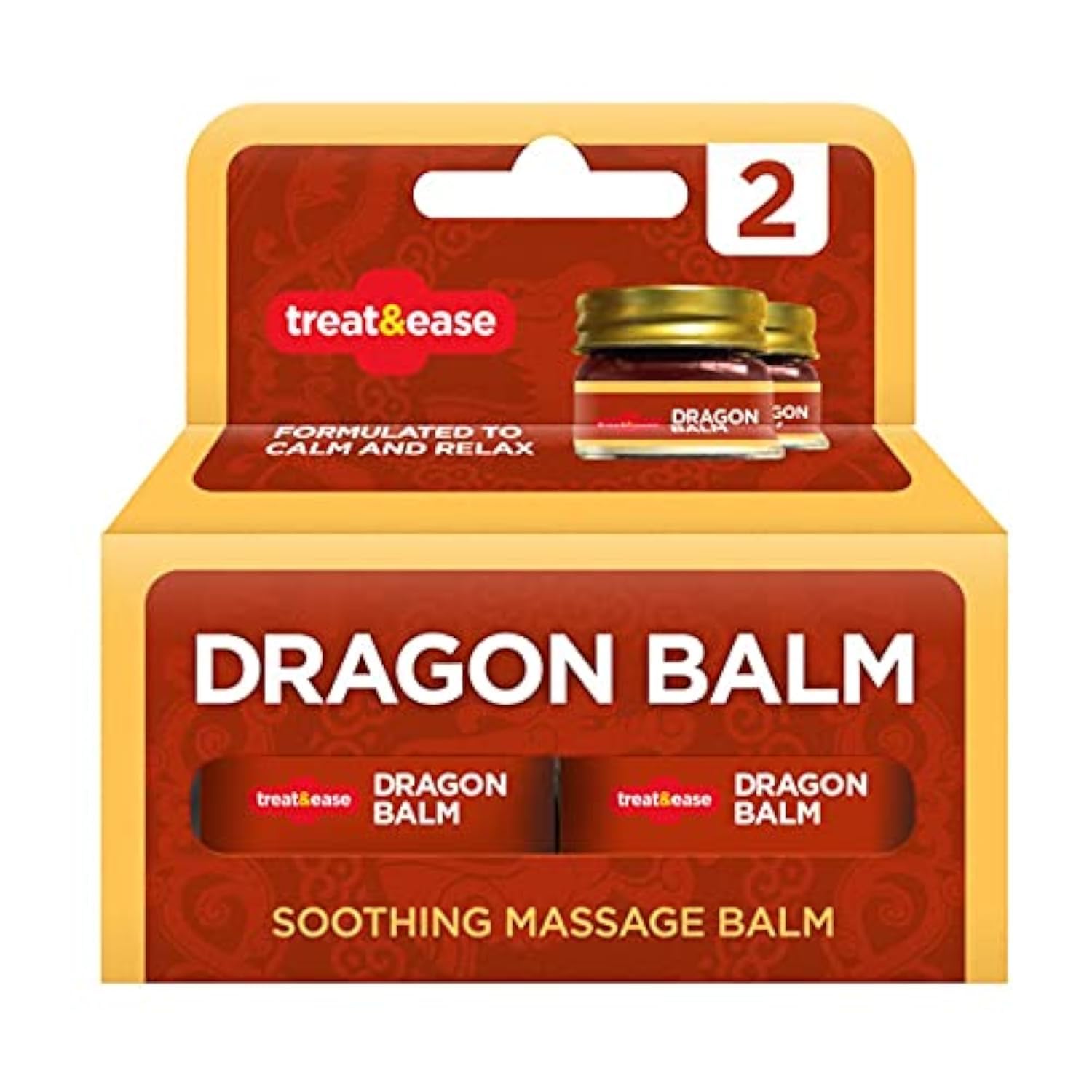 Dragon Balm Massage Balm Rub 2pk