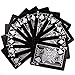 Ellusionist Tally-Ho Viper Fan Back Playing Cards - Black with Silver Metallic Finish