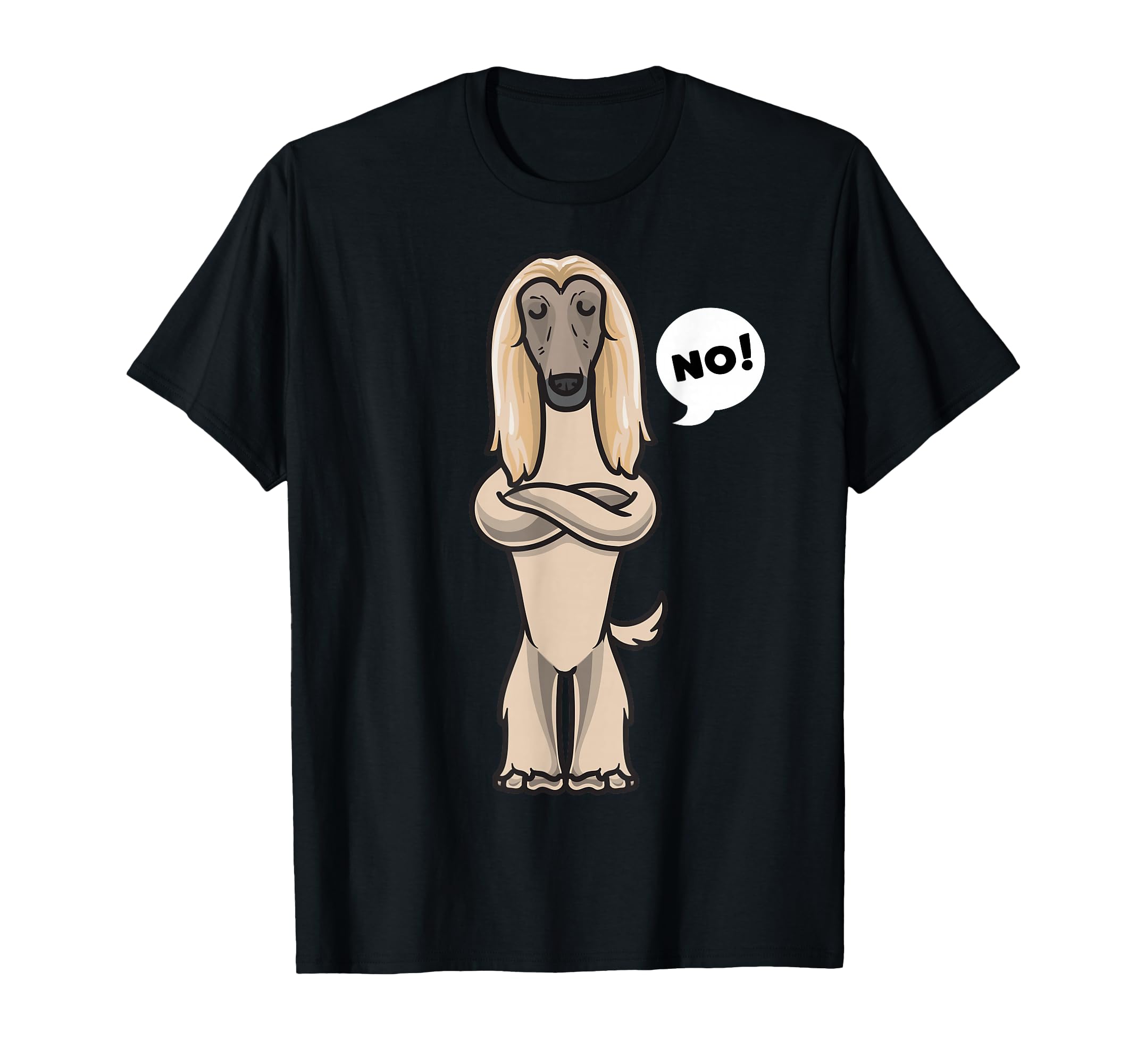 Afghan Hound Funny Stubborn Dog T-Shirt