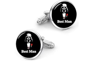 Kooer Classic Stylish Star Cuff Links Personalized Wedding Cufflinks Gift For Men