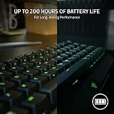 Razer BlackWidow V3 Mini HyperSpeed 65% Wireless Keyboard Yellow Switch UK view 7