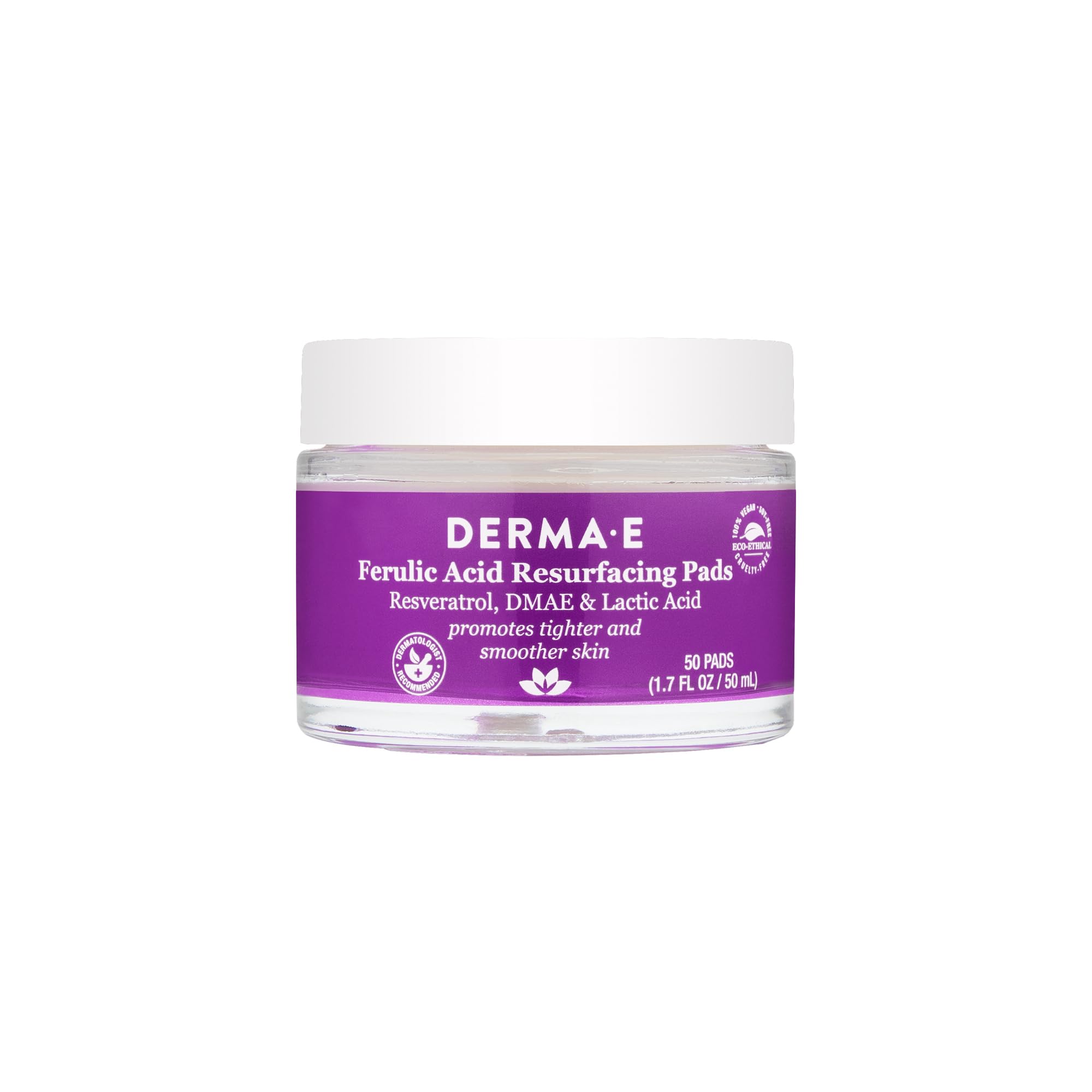 DERMA E Ferulic Acid Resurfacing Pads 50pad