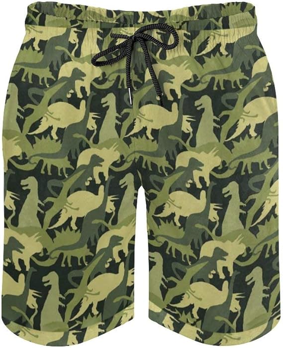 Amazon ショートパンツ カモフラージュ 恐竜 迷彩柄 サーフパンツ 海水パンツ 水着 メンズ ビーチパンツ ボードショーツ 速乾 短パン スイミング 五分丈 通気速乾 水着と普段着両方 ゴムウェスト S 2xl 水着 通販