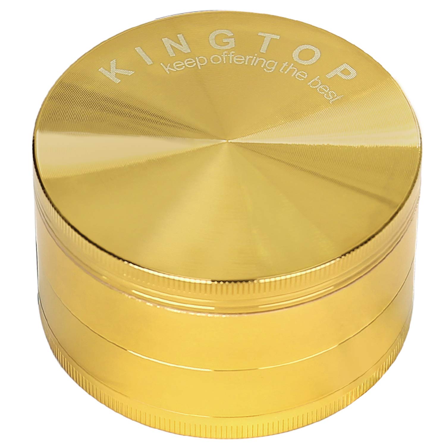 KingTop Herb Spice Grinder Large 3.0 Inch Gold Amazon.co.uk Kitchen