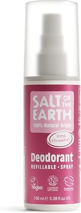 Salt Of The Earth Refillable Natural Deodorant Spray Fresh Strawberry 100ml