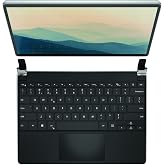Brydge Microsoft Surface Pro+ Wireless Keyboard with Precision Touchpad | Compatible with Microsoft Surface Pro 8 | Designed for Surface (Platinum) (Renewed)