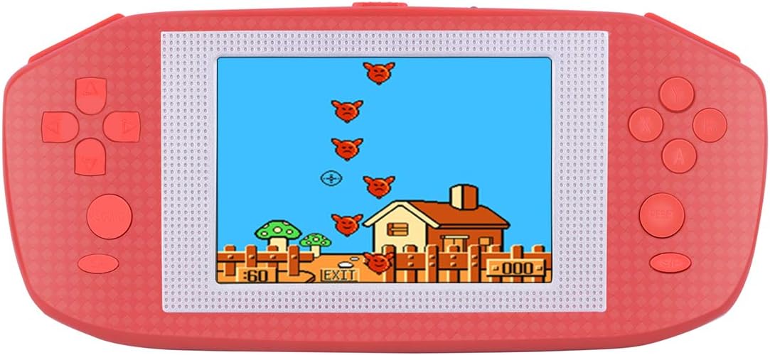 Beico Handheld Games for Kids Adults 3.5" Large Screen Built in 416 Classic Retro Video Games Seniors Electronic Games Consoles Birthday Present (Red)