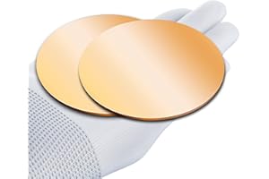 MTJSWXSY 2PCS Brass Round Plate,0.06" Thickness x 3" Diameter,14 Gauge Round Brass Metal Sheet for Crafts,DIY, Jewelry, Electrical, Repair, Industrial