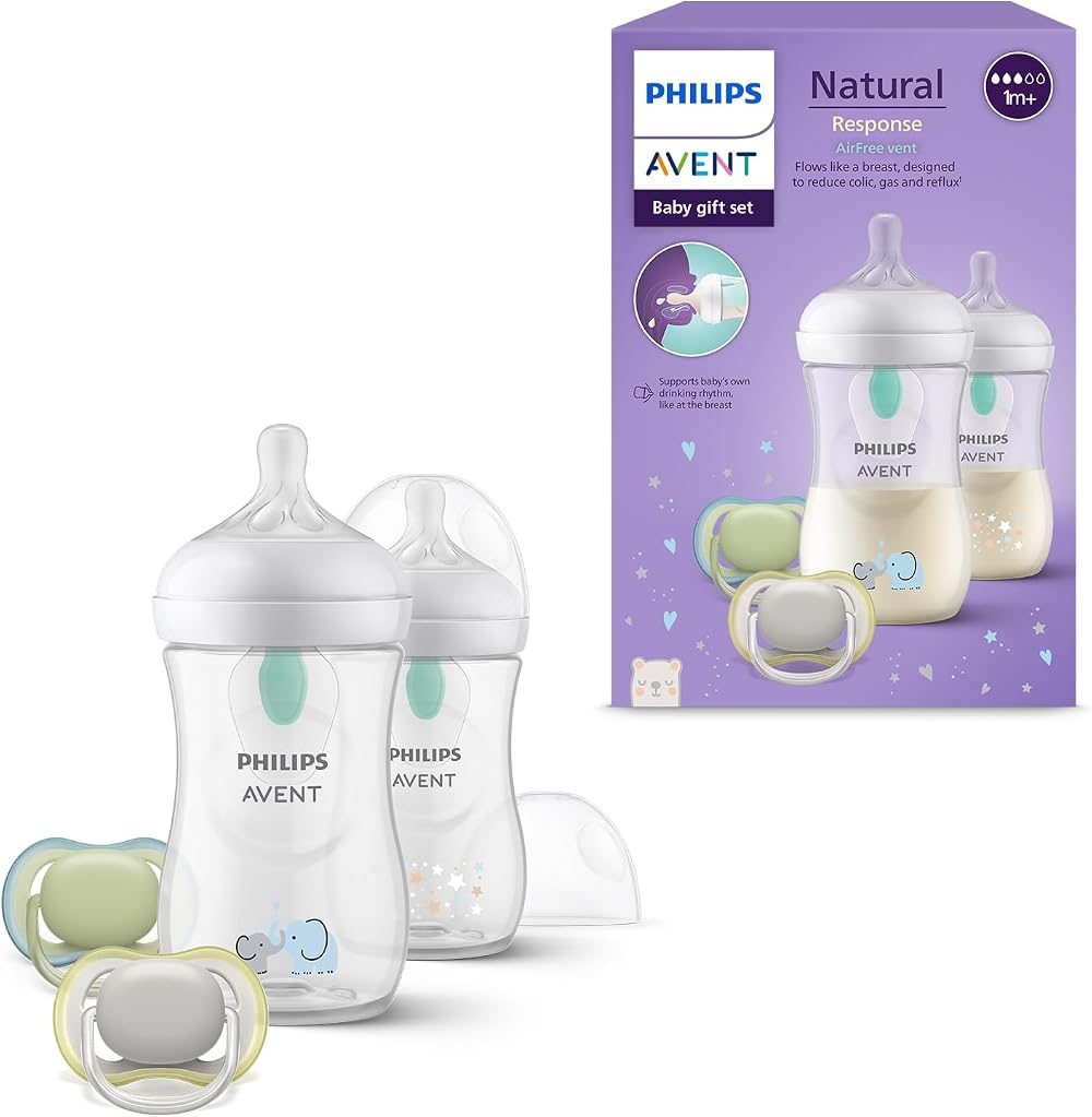Philips Avent Natural Response Gift Set 2 Anti-Colic Bottles 260 ml