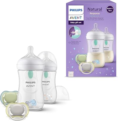 Philips Avent Natural Response Gift Set 2 Anti-Colic Bottles 260 ml