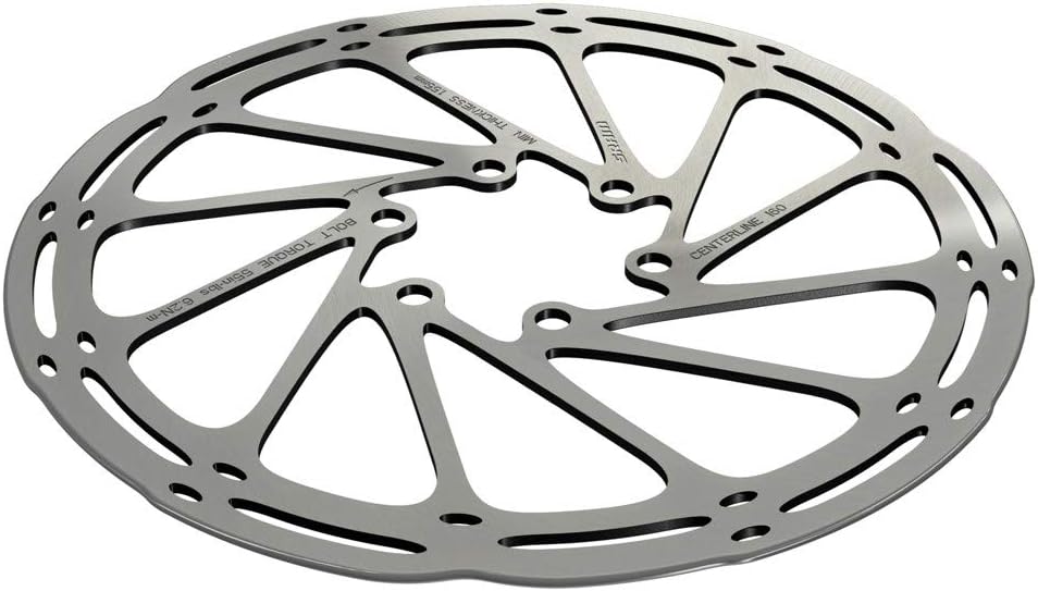 SRAM Unisex's Rotor Centerline Rounded, Silver, 180mm - Image 3