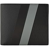 Armani Exchange Men's Dylan Bifold With Credit Card, Black/Black, One Size