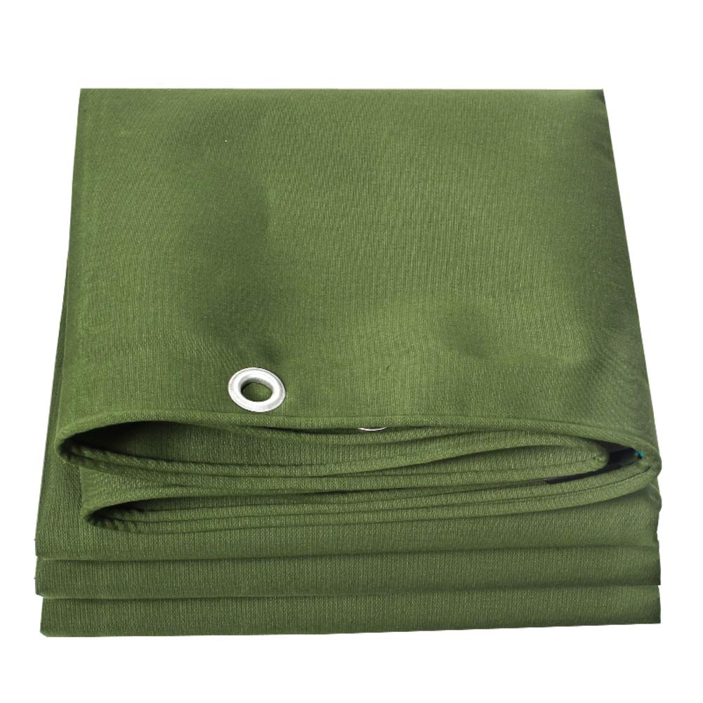 Soft Canvas Tarpaulin Portable Dust Proof Tarp Cover Breathable