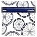 Lunchskins Reusable Sandwhich Food, Storage bag, Navy Bike