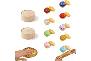 Glitter Dumpling Squishy Mystery Box 2Pack - 4-Inch TPR Fidget Toy, Anxiety Relief Slow Rise Squishy, Couple Group Unboxing S
