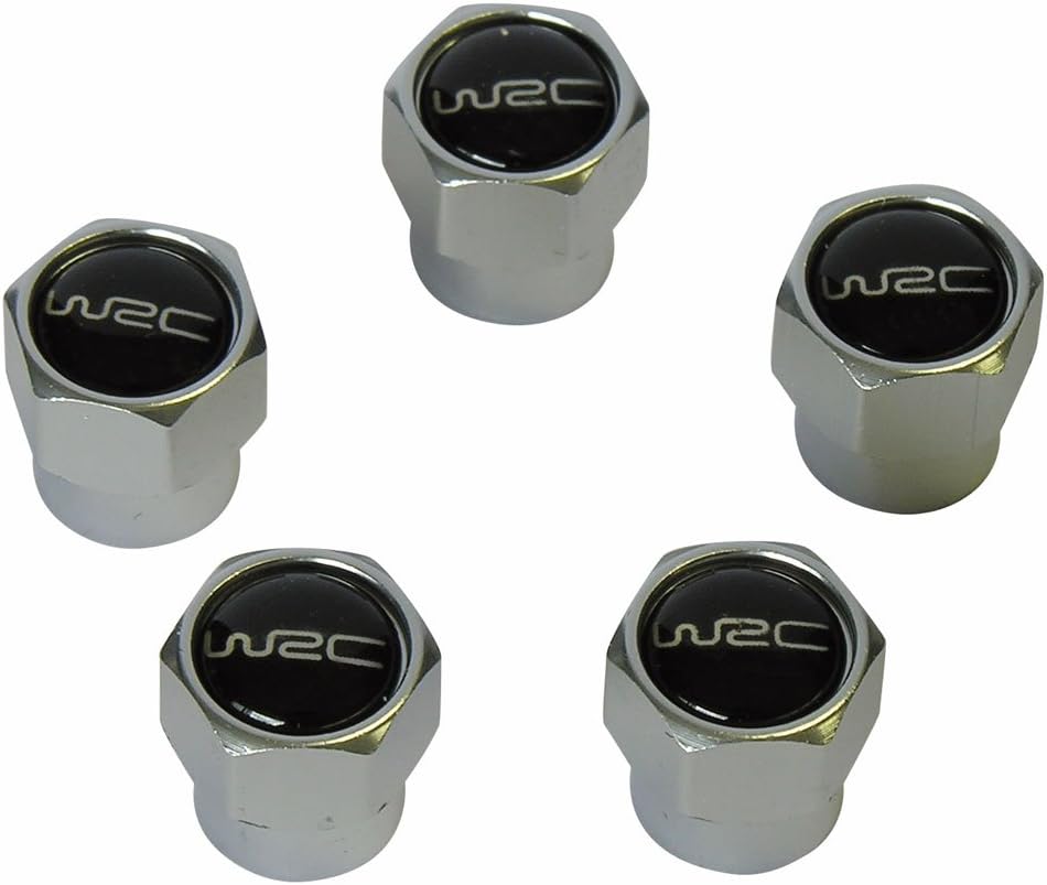 WRC 73249 Outlet Caps, Black Aluminium, Set of 4