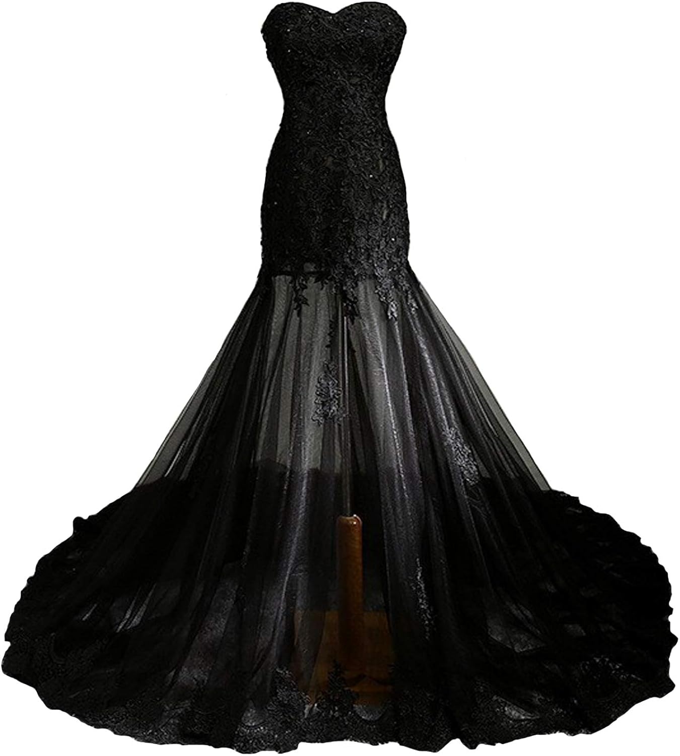 black gown with belt