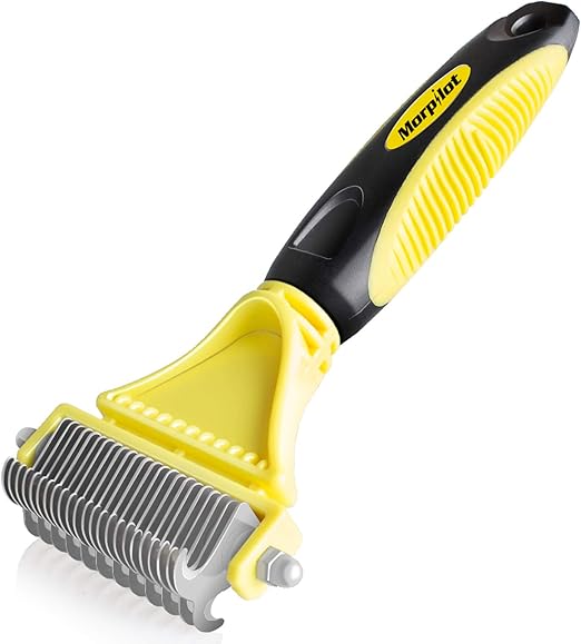 Morpilot Brosse Chien Brosse Chat Peigne Demeloir Chien Professionnel Et Brosse Chien Poil Long Rateau De Toilettage Pour Chien Et Chat Reduit Efficacement La Perte De Cheveux Jusqu A 90 Amazon Fr Animalerie