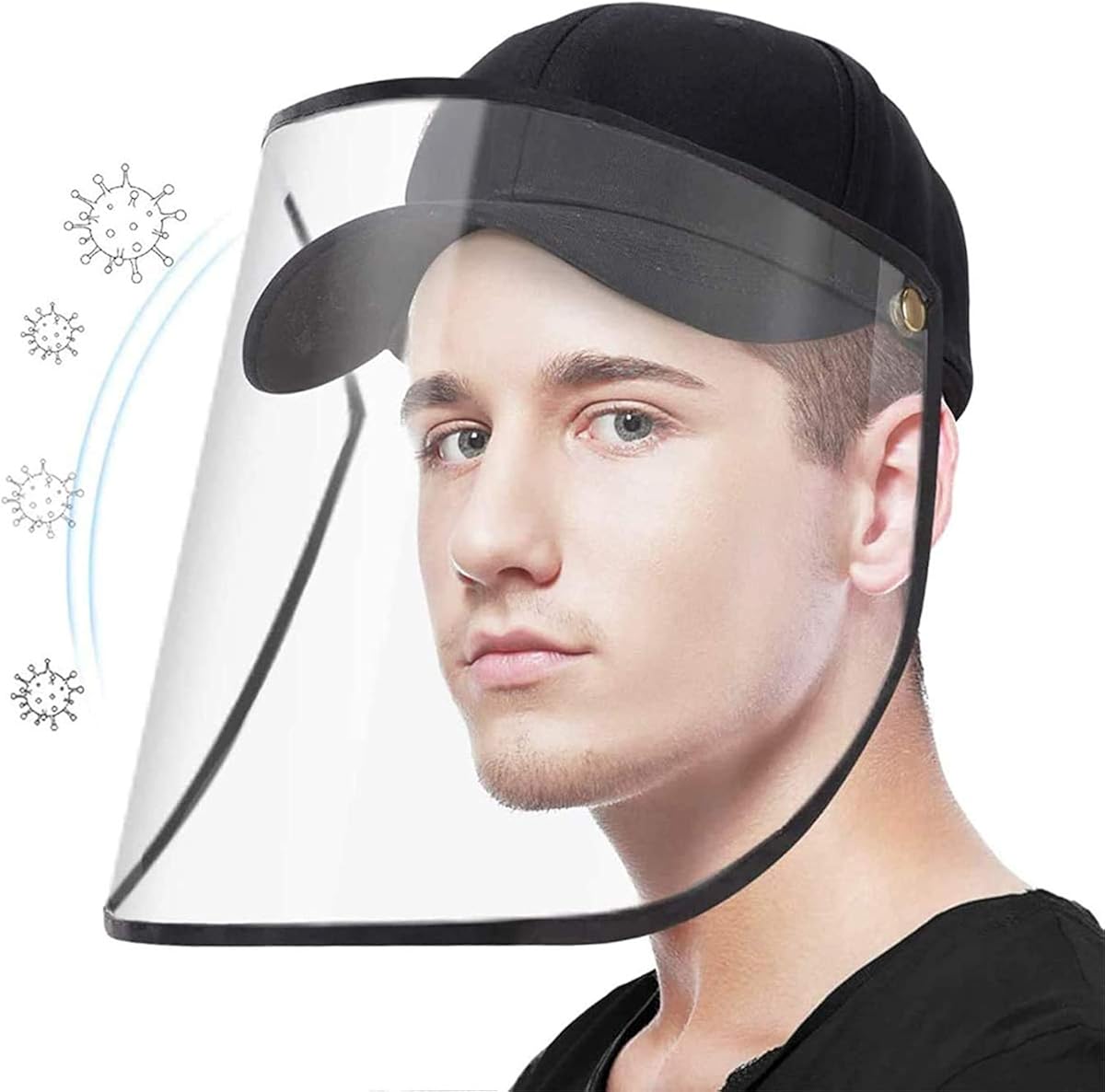 Unimore Detachable Baseball Cap, Anti Wind Dust-Proof Adjustable Baseball UV Sun Protection Hat for Men and Women at  Men’s Clothing store