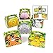Adorox 24 Pack Zoo Animal Cardboard Treat Box Children Birthday Party Goody Bags Treat Boxes (Assorted (24 Animal Boxes) primary