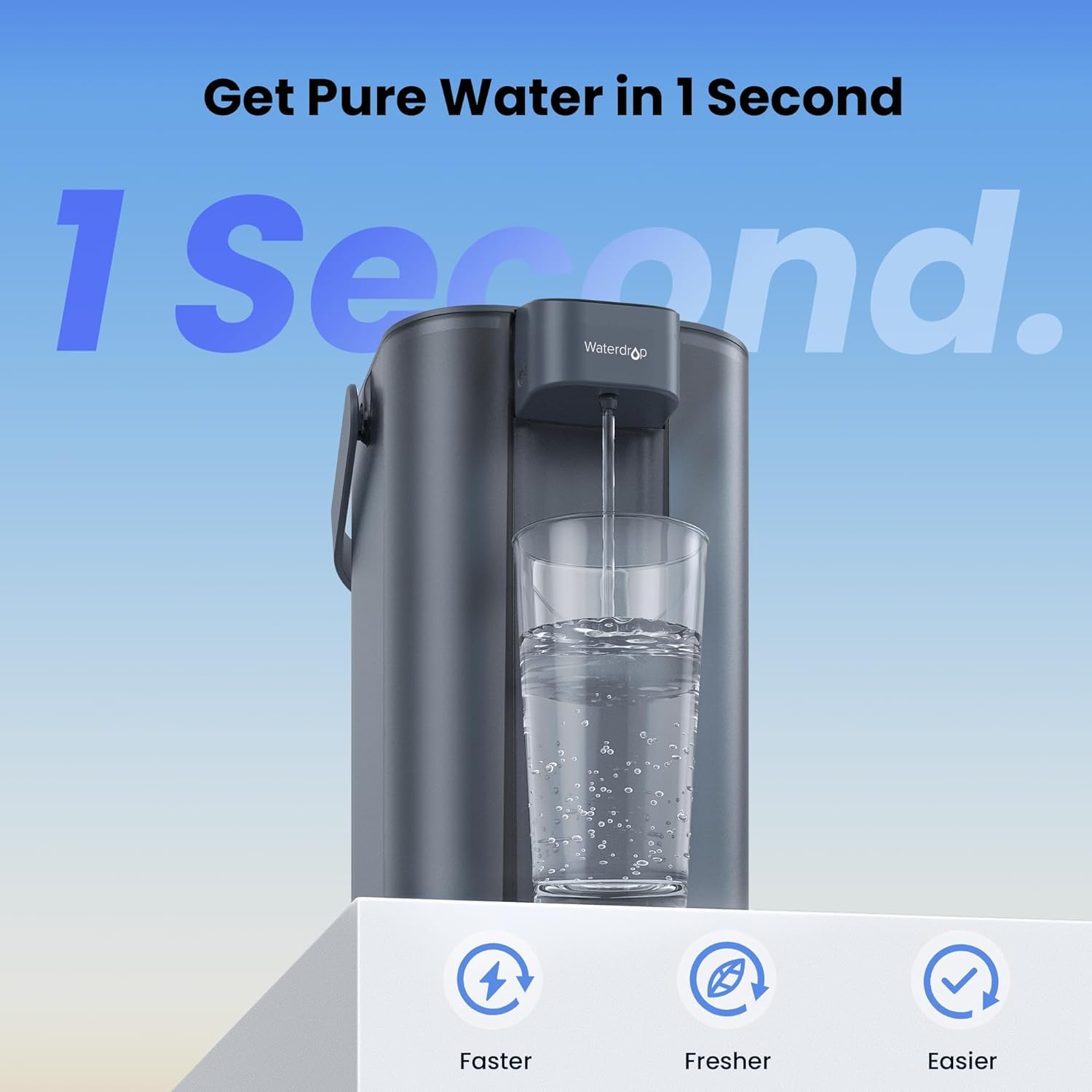 Mua Waterdrop Instant Electric Water Filter Jug with a 3-Months Filter ...