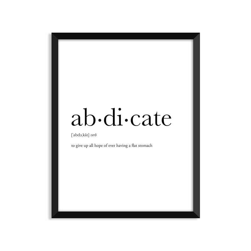 Amazon Com Abdicate Definition Unframed Art Print Poster Or Greeting Card Handmade
